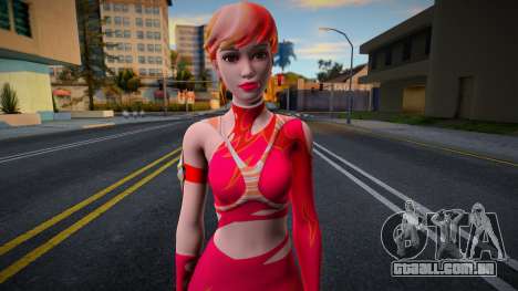 Fortnite - Sabina Burning Ember Ponytail v1 para GTA San Andreas