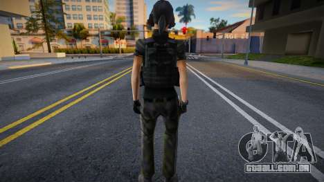 Soldado da menina para GTA San Andreas