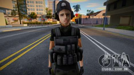 Soldado da menina para GTA San Andreas