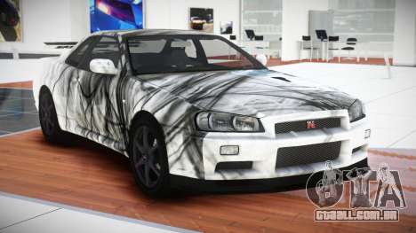 Nissan Skyline R34 X GT-R S3 para GTA 4