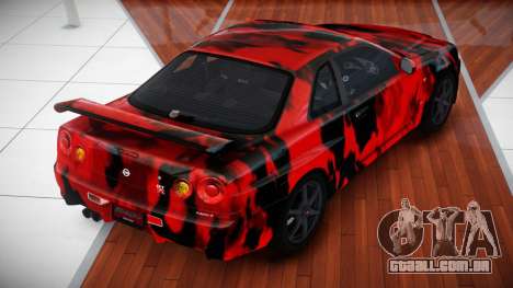 Nissan Skyline R34 X GT-R S5 para GTA 4