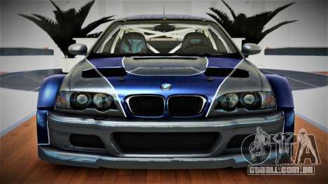 BMW M3 GTR E46 NFS MW para GTA 4