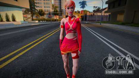 Fortnite - Sabina Burning Ember Ponytail v1 para GTA San Andreas