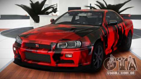 Nissan Skyline R34 X GT-R S5 para GTA 4