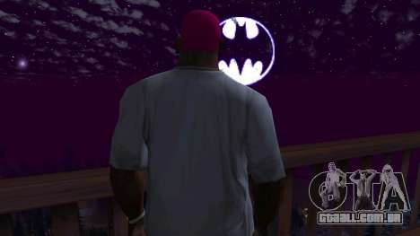 Batman em vez da lua para GTA San Andreas