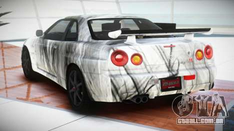 Nissan Skyline R34 X GT-R S3 para GTA 4