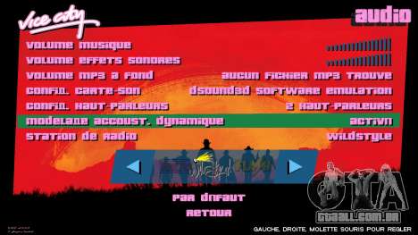 Red Dead Redemption 2 Menu para GTA Vice City