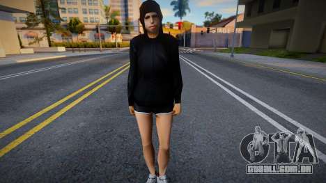 Gothic Female Skin para GTA San Andreas