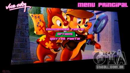 Menu Chip e Dale para GTA Vice City