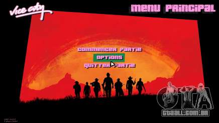 Red Dead Redemption 2 Menu para GTA Vice City