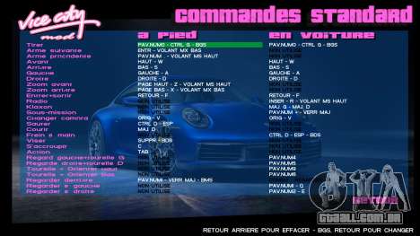 Porsche Menu 1 para GTA Vice City