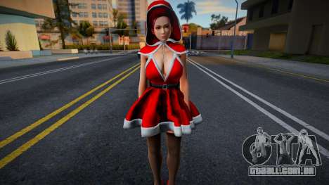 Kasumi Christmas Dress Hat para GTA San Andreas