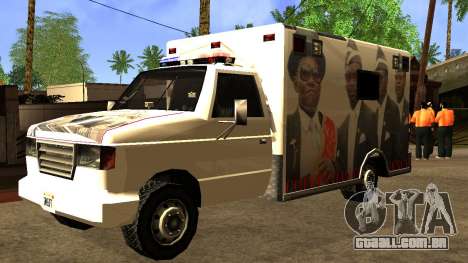 Ambulância de dança do caixão para GTA San Andreas