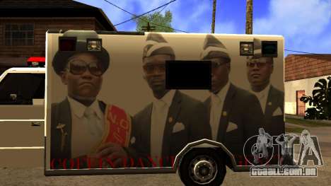 Ambulância de dança do caixão para GTA San Andreas