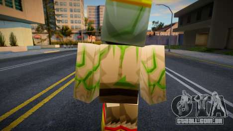 Minecraft Skin HD v7 para GTA San Andreas