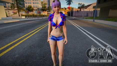 Ayane Loco Moco Vacation para GTA San Andreas