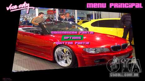 BMW Background para GTA Vice City