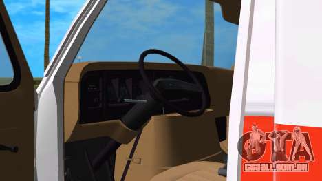 Ford E-350 82 Ambulance para GTA Vice City