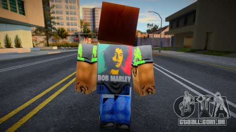 Minecraft Skin HD v21 para GTA San Andreas