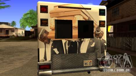 Ambulância de dança do caixão para GTA San Andreas