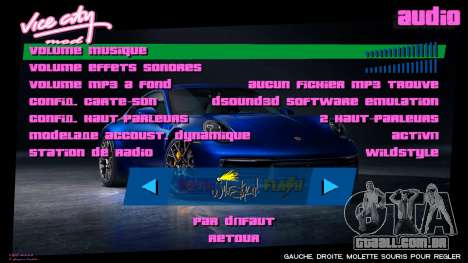 Porsche Menu 1 para GTA Vice City