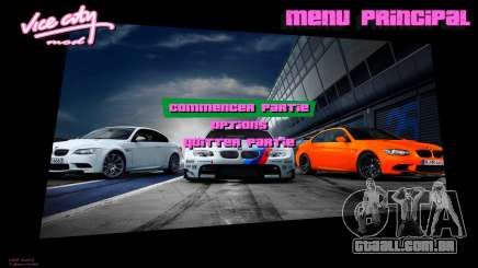 BMW Menu 2 para GTA Vice City