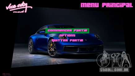 Porsche Menu 1 para GTA Vice City