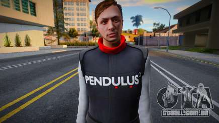 GTA Online Open Wheel Races Series Skin Male para GTA San Andreas