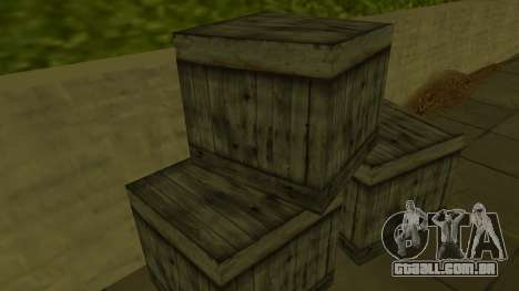 Fixação da textura de uma caixa de madeira para GTA Vice City