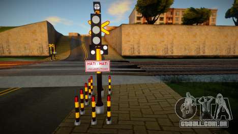 Indonesian Wantech Railroad Crossing v16 para GTA San Andreas