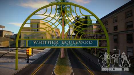 Whittier Boulevard Arch mod para GTA San Andreas