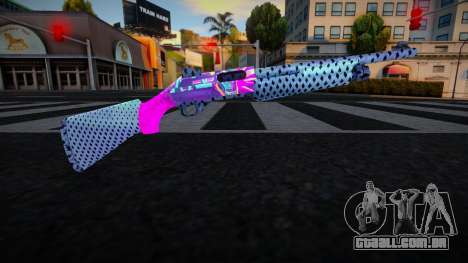 Gun Neon Racer - Chromegun para GTA San Andreas