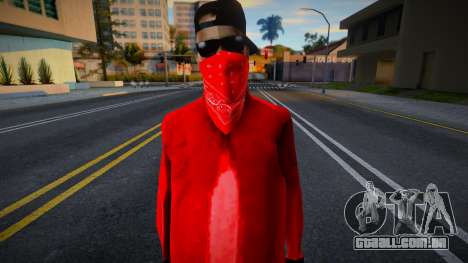 Bloods Skin 3 para GTA San Andreas
