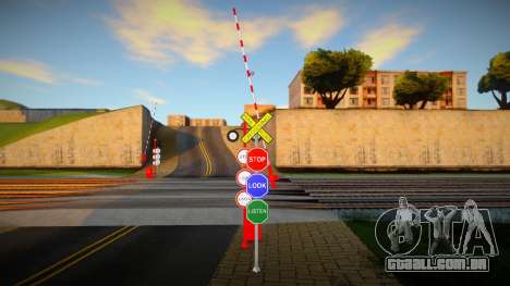 Railroad Crossing Mod Philippines v3 para GTA San Andreas