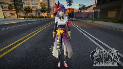 Kujou Sara Genshin Impact 1 para GTA San Andreas