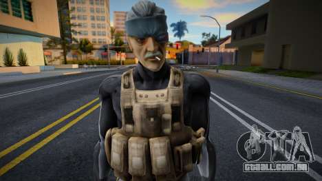 Solid Snake Black para GTA San Andreas