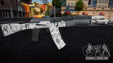 Ahegao AK-47 para GTA San Andreas