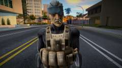 Solid Snake Black para GTA San Andreas