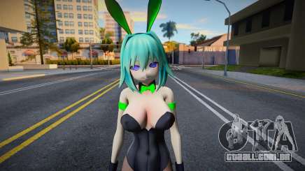 Green Heart Bunny Outfit para GTA San Andreas