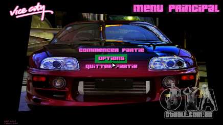 Toyota Supra Interface para GTA Vice City