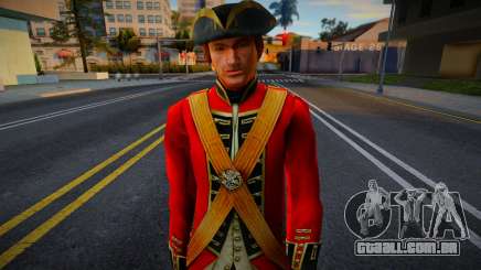 Fuzileiros Navais Ingleses (século 18) v12 para GTA San Andreas