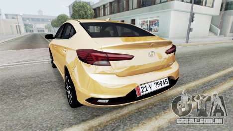 Hyundai Elantra Limited Taxi Baghdad (AD) 2020 para GTA San Andreas