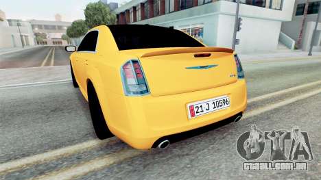 Chrysler 300 SRT8 Taxi Baghdad (LX2) 2013 para GTA San Andreas