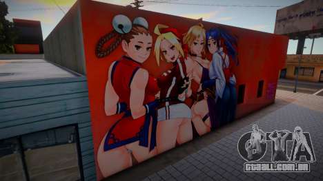 Mural The King of Fighters Girls para GTA San Andreas