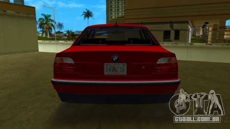 1998 BMW 750IL E38 para GTA Vice City