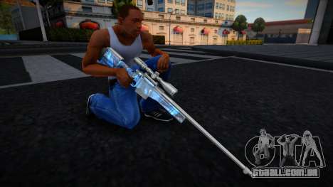 Blue Gun Sniper Rifle para GTA San Andreas