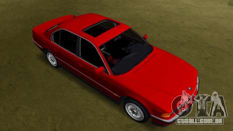 1998 BMW 750IL E38 para GTA Vice City