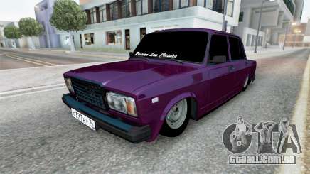 VAZ-2107 Russo Baixo Clássicos para GTA San Andreas