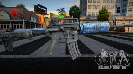 Blue Gun M4 para GTA San Andreas