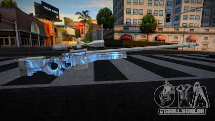 Blue Gun Sniper Rifle para GTA San Andreas